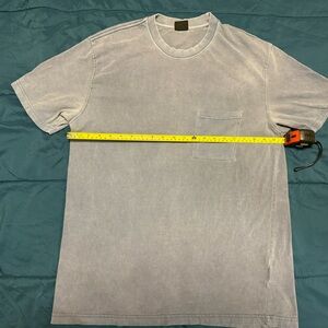 Vintage Blue Vintage Old Wash Style T Shirt Mens